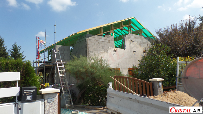 Surélévation d’une maison individuelle à La Talaudière