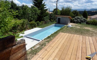 Rénovation d’un chalet et création d’une piscine à Boulieu-Lès-Annonay – Un havre de convivialité et de détente familial